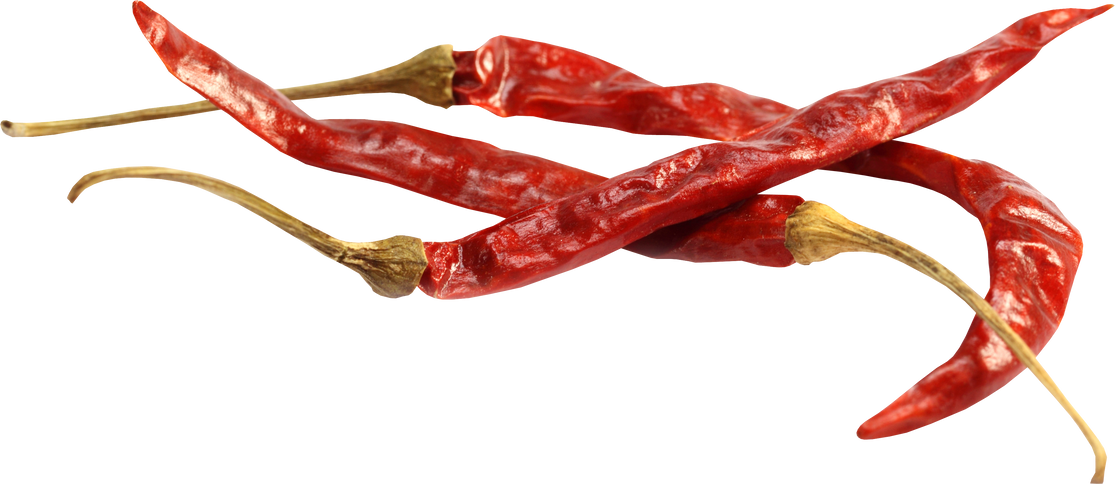 Dried Chilies Closeup 
