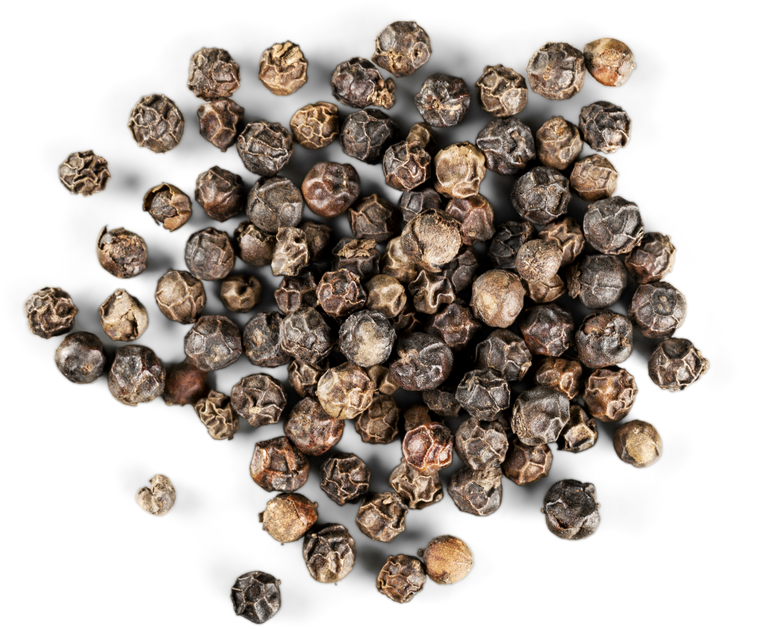 Black Peppercorns Cutout